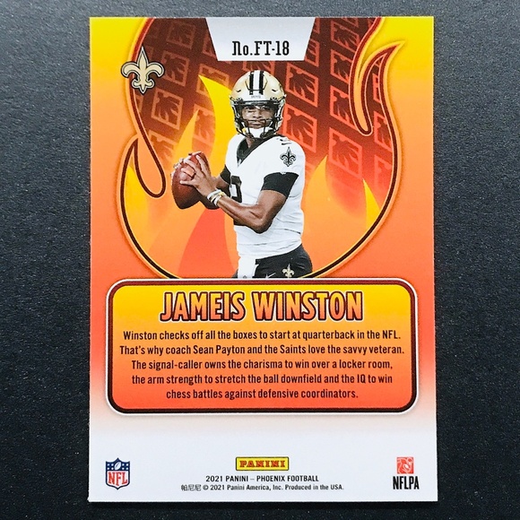Jameis Winston - 2021 Panini Phoenix Flame Throwers #18 - Picture 2 of 2